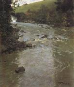 Frits Thaulow The Lysaker River in Summer (nn02) oil painting picture wholesale